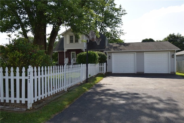 321 Hansen Ave, Franklin Twp, PA 16117 - view of front of house with a garage