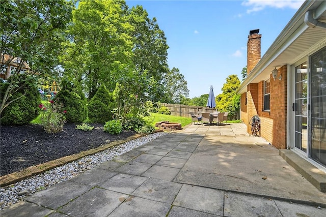 555 Madison St, Mccandless, PA 15237 - view of patio with an outdoor fire pit and outdoor dining area