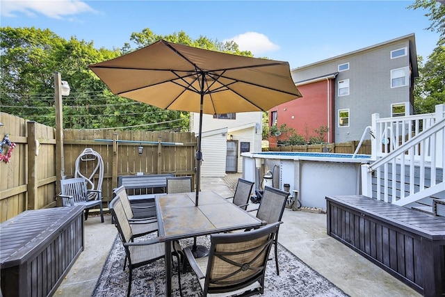 1615 Wicklines Ln, Troy Hill, PA 15212 - view of patio featuring outdoor dining space