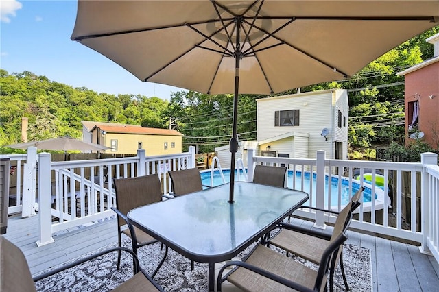 1615 Wicklines Ln, Troy Hill, PA 15212 - deck featuring outdoor dining space