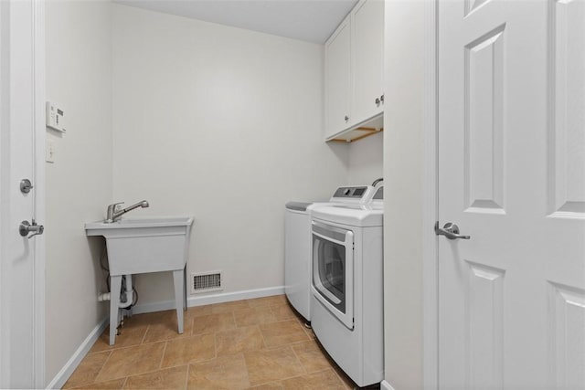 304 Horizon Dr, Monroeville, PA 15146 - washroom with cabinet space and separate washer and dryer