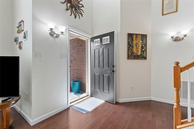 304 Horizon Dr, Monroeville, PA 15146 - entryway with wood finished floors and stairway