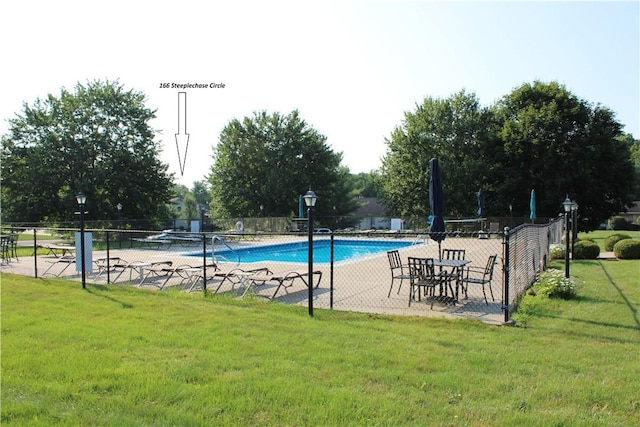166 Steeplechase Cir, West Deer, PA 15044 - community pool featuring a patio area