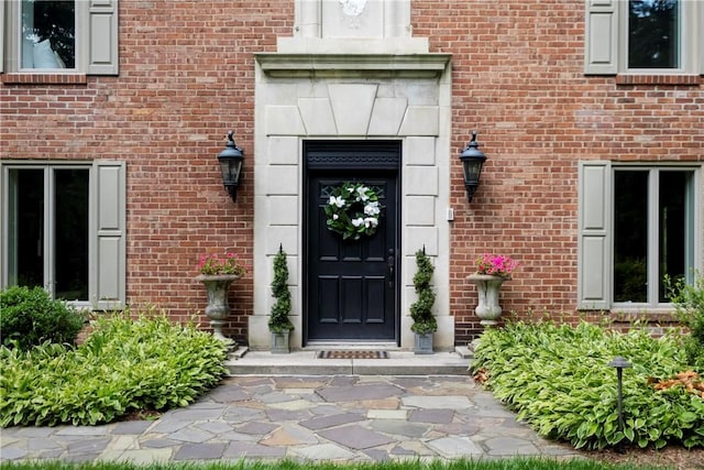 143 N Dr, Fox Chapel, PA 15238 - property entrance featuring brick siding