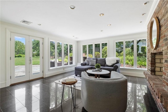 143 N Dr, Fox Chapel, PA 15238 - sunroom with french doors and healthy amount of natural light