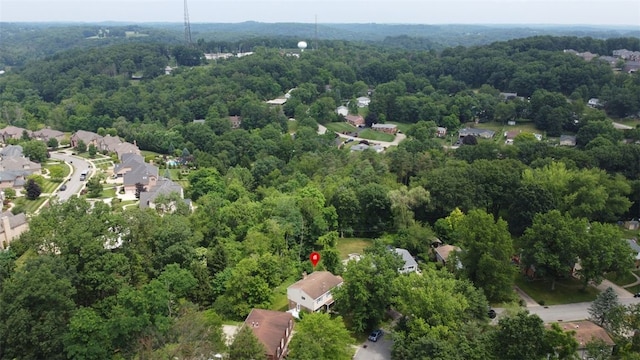 1449 Parkview Dr, Mccandless, PA 15101 - aerial view of property and surrounding area featuring a forest