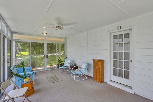 1449 Parkview Dr, Mccandless, PA 15101 - sunroom / solarium with a ceiling fan