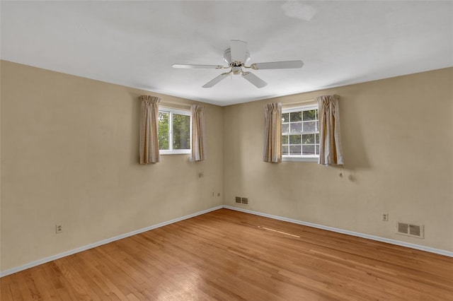 1449 Parkview Dr, Mccandless, PA 15101 - spare room with light wood-style floors and ceiling fan