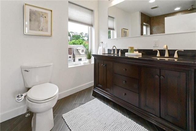 2613 Stella St, South Side, PA 15203 - full bathroom with double vanity and recessed lighting