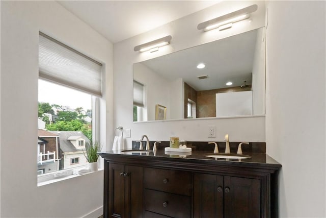 2613 Stella St, South Side, PA 15203 - full bathroom with double vanity