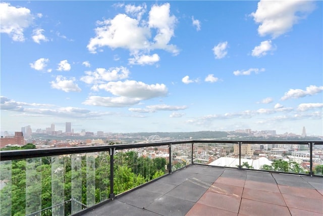 2613 Stella St, South Side, PA 15203 - balcony featuring a view of city