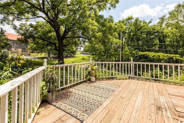 1345 N Tower Rd, Perry Twp, PA 16123 - view of wooden deck