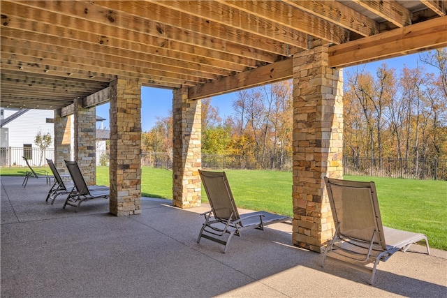 106 Orchard Dr, Pine Twp, PA 15044 - fenced backyard featuring a patio area