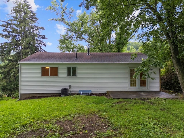 260 Stotler Rd, Penn Hills, PA 15235 - back of house with a lawn, a patio, and french doors