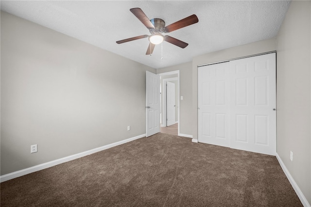 260 Stotler Rd, Penn Hills, PA 15235 - unfurnished bedroom featuring carpet floors, ceiling fan, and a closet