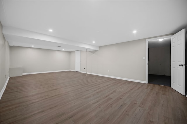 260 Stotler Rd, Penn Hills, PA 15235 - finished basement with wood finished floors and recessed lighting