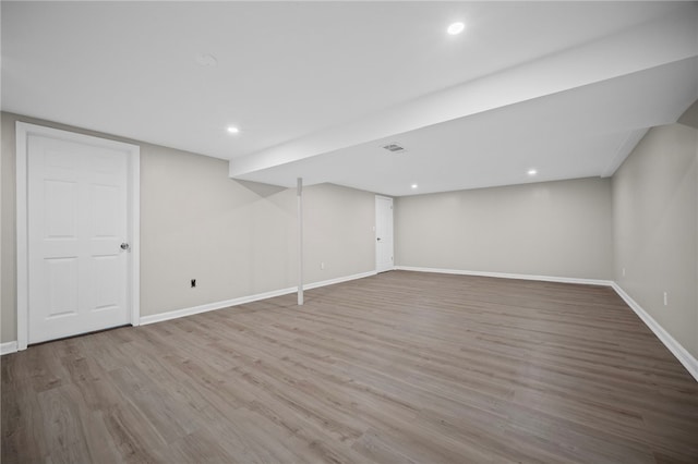 260 Stotler Rd, Penn Hills, PA 15235 - finished below grade area featuring wood finished floors and recessed lighting