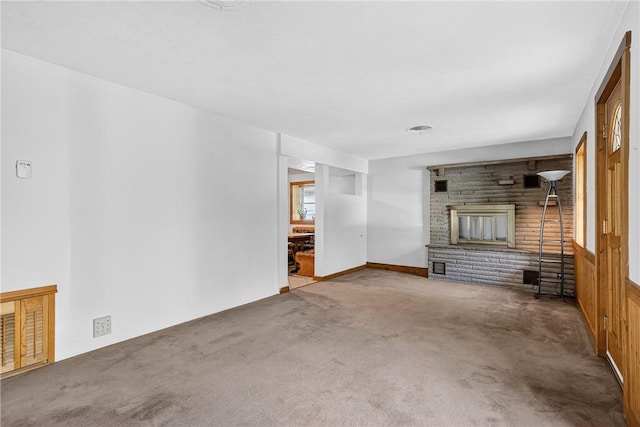 3650 Gibsonia Rd, Richland, PA 15044 - unfurnished living room featuring carpet floors