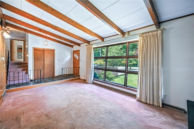 469 Koonce Rd, Hermitage, PA 16148 - unfurnished living room with carpet flooring