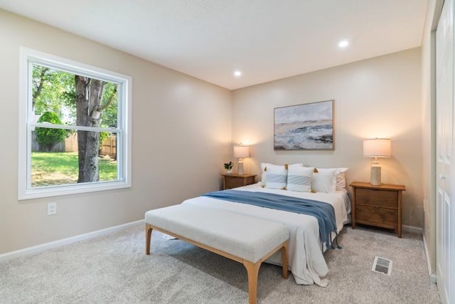 3415 Cedar Glen Dr, West Deer, PA 15101 - bedroom featuring light carpet and recessed lighting