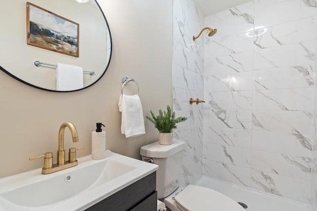 3415 Cedar Glen Dr, West Deer, PA 15101 - bathroom with vanity and tiled shower