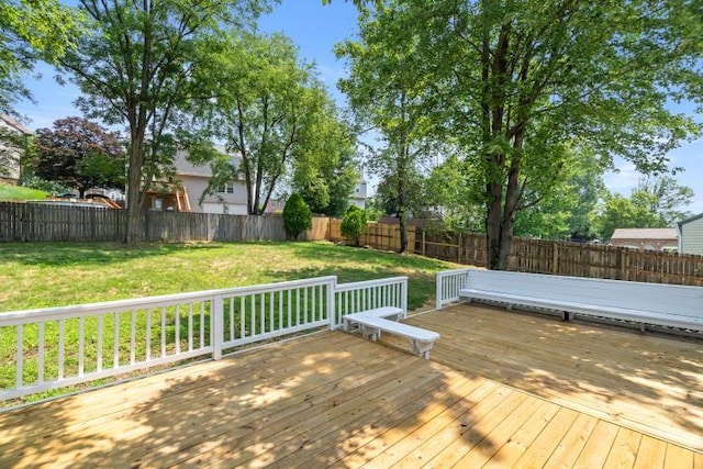 3415 Cedar Glen Dr, West Deer, PA 15101 - deck with a fenced backyard