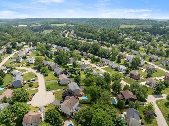 3415 Cedar Glen Dr, West Deer, PA 15101 - aerial view of residential area with a heavily wooded area