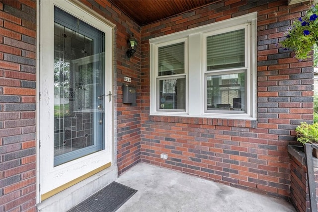 210 Ridge Ave, Ben Avon, PA 15202 - property entrance featuring brick siding