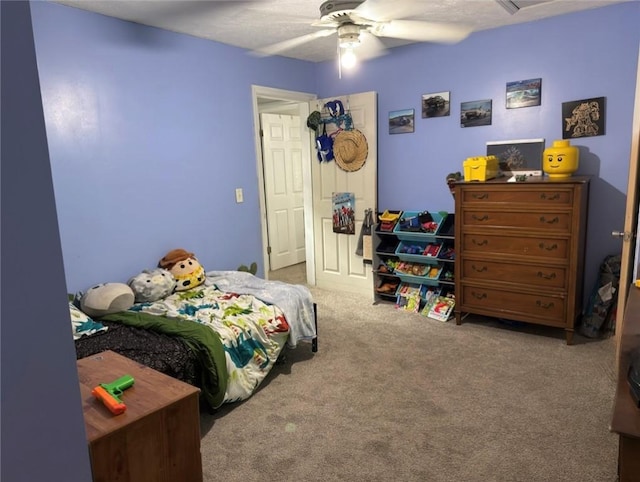 811 Cleveland Ave, Brackenridge, PA 15014 - bedroom with carpet floors and a ceiling fan