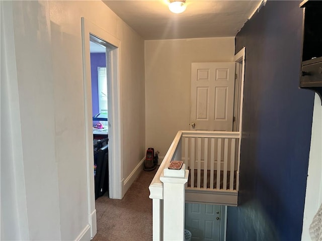 25 E Craig St, Uniontown, PA 15401 - hall featuring an upstairs landing and carpet flooring