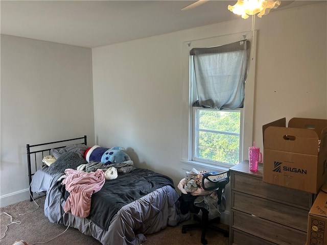 25 E Craig St, Uniontown, PA 15401 - bedroom with carpet floors and a ceiling fan