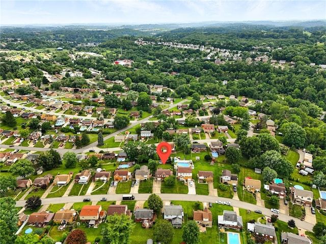 639 Blossom Dr, Baldwin Boro, PA 15236 - aerial view of residential area