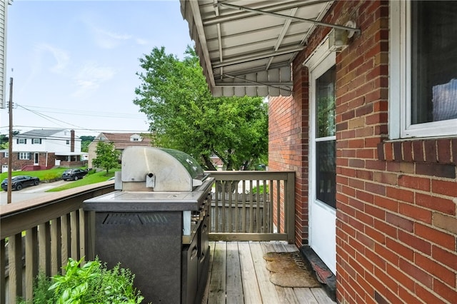 639 Blossom Dr, Baldwin Boro, PA 15236 - wooden deck featuring grilling area