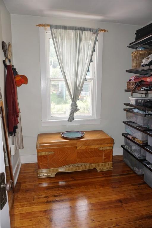 2430 Woodstock Ave, Swissvale, PA 15218 - interior space featuring wood finished floors