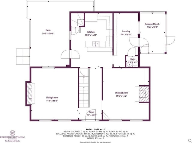 328 Thatcher Rd, Fairfield Twp, PA 15944 - view of home floor plan