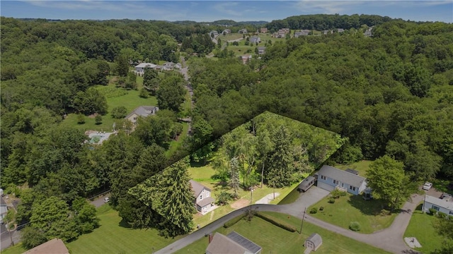 102 Clarks Ln, Adams Twp, PA 16046 - view of property location featuring a heavily wooded area