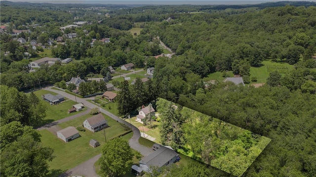 102 Clarks Ln, Adams Twp, PA 16046 - aerial view of property's location featuring a forest