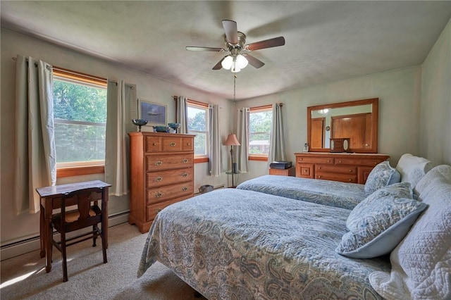 2583 State Route 210, Cowanshanock Twp, PA 16249 - bedroom with light carpet and ceiling fan