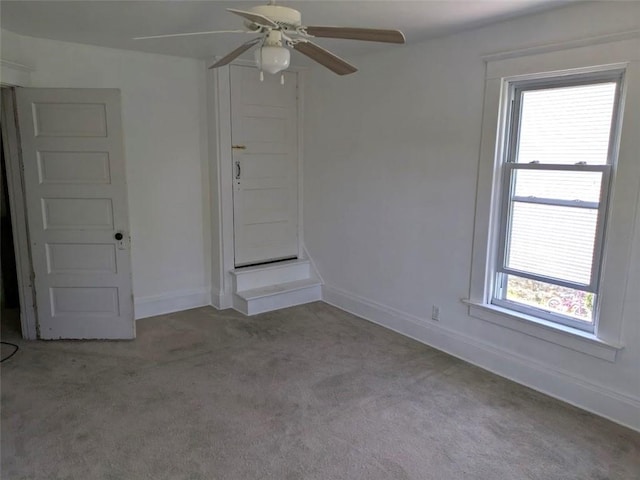 413 N 3rd St, Jeannette, PA 15644 - empty room with carpet and ceiling fan