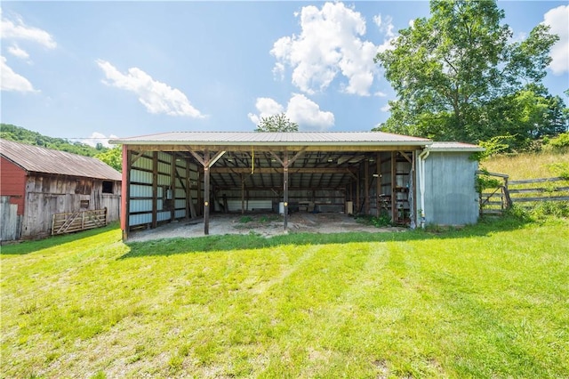 481 Dille Run Rd, Morris Twp, PA 15329 - view of pole building featuring a carport
