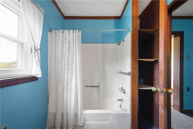 481 Dille Run Rd, Morris Twp, PA 15329 - full bathroom with shower / bath combo with shower curtain