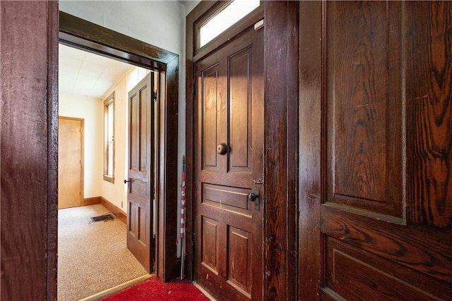 481 Dille Run Rd, Morris Twp, PA 15329 - corridor featuring carpet and baseboards