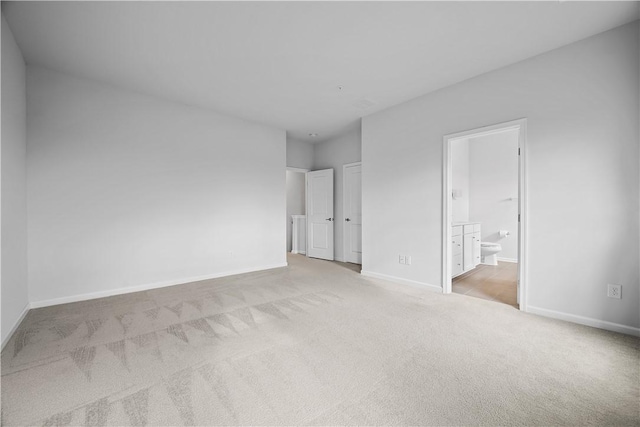 1208 Clear Springs Dr, Cecil, PA 15317 - unfurnished bedroom with light colored carpet and ensuite bath