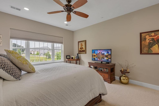 113 Dano Dr Unit 37, Ohioville, PA 15009 - carpeted bedroom with ceiling fan and recessed lighting