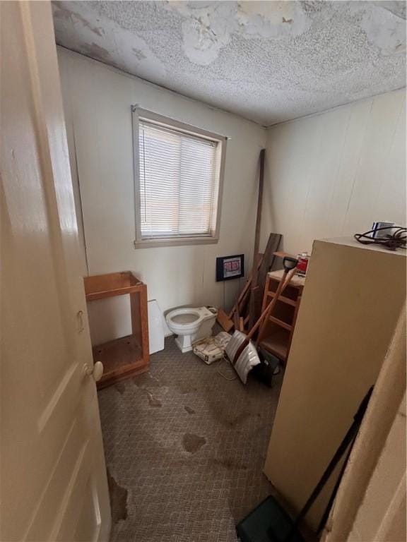 431 Washington Ave, Leechburg Boro, PA 15656 - carpeted bedroom with a textured ceiling