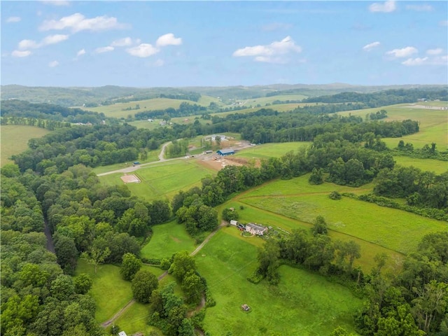 465 Sugar Run Rd, Nottingham, PA 15330 - aerial view of sparsely populated area featuring agricultural land
