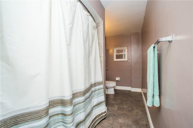 118 S 17th St, South Side, PA 15203 - full bath with tile patterned floors and curtained shower