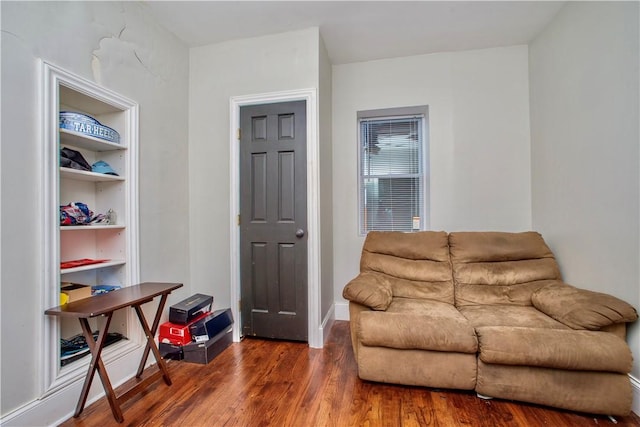 118 S 17th St, South Side, PA 15203 - living area with wood finished floors and baseboards