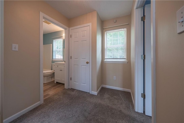 108 Arthur Ct, Richland, PA 15044 - corridor with carpet floors and healthy amount of natural light