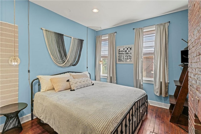 175-177 43rd 1/2 St, Lawrenceville, PA 15201 - bedroom with hardwood / wood-style flooring and recessed lighting
